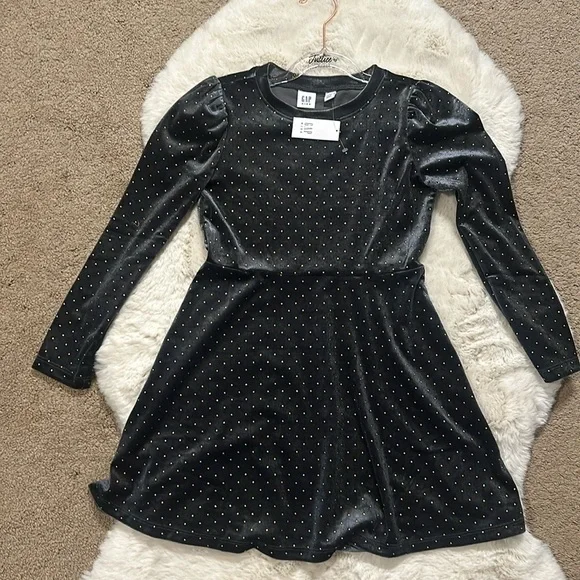Girls Gap Velvet Dress - Picture 1 of 5